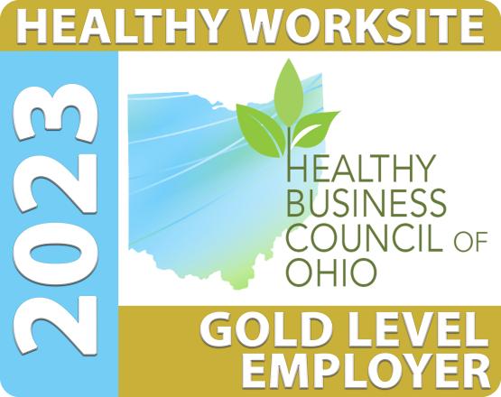 Healthy Worksite Recognition Program Gold Level Employer 2023