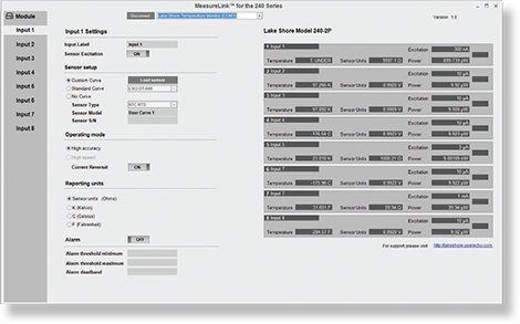 mlinkscreen module configuration