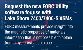 Request the new first-order-reversal-curve (FORC) utility software